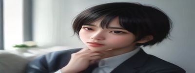 AI短剧专题封面，科技感蓝紫色调，AI生成影像与真人演员融合的创意画面